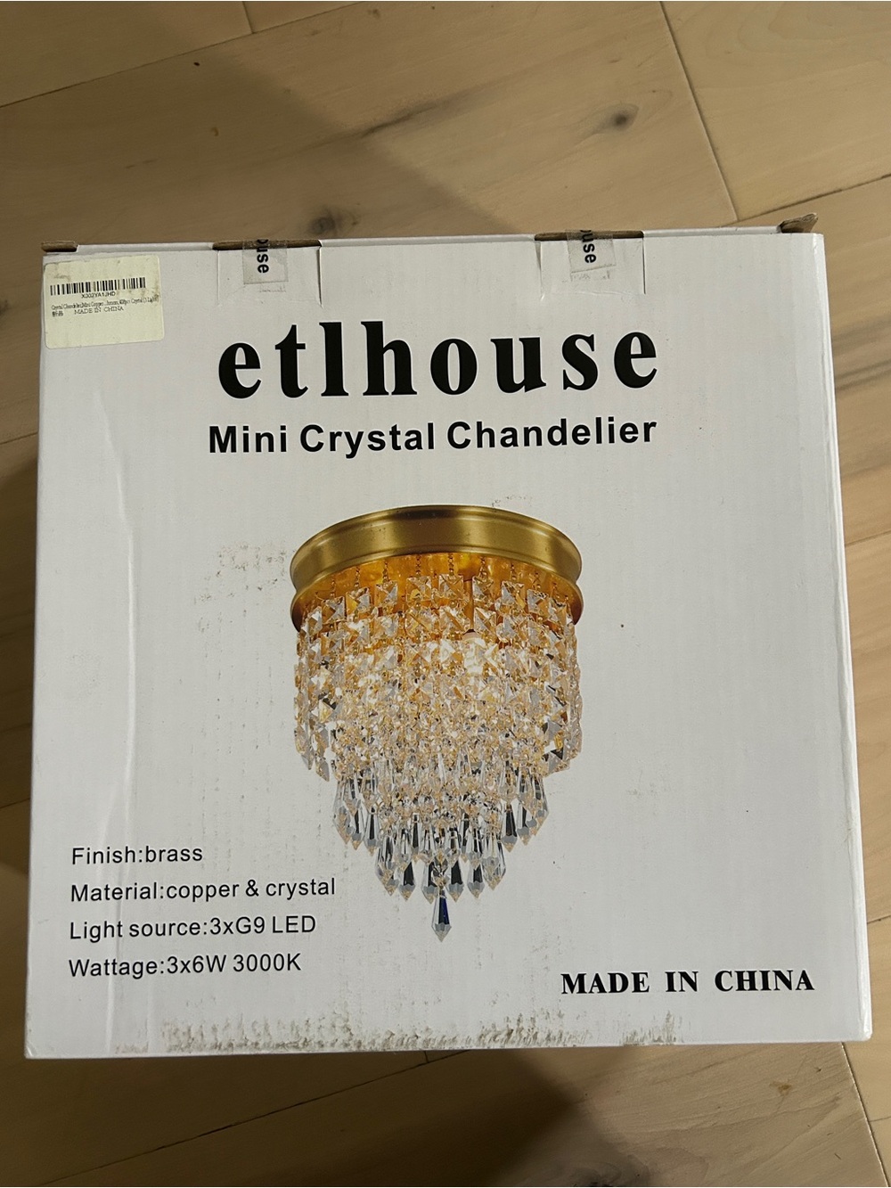 NIB Mini Crystal Chandelier